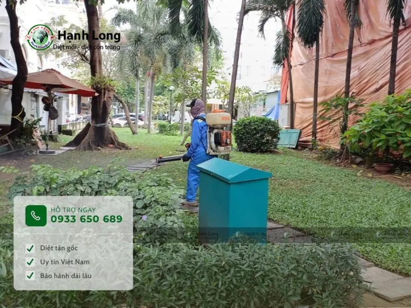 quy trình diệt côn trùng