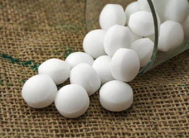 Cách trị gián trong tủ quần áo bằng băng phiến