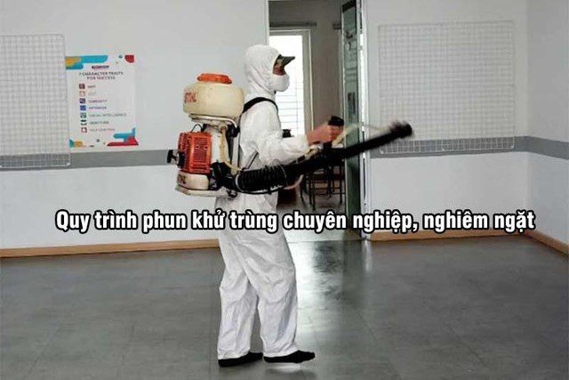 Quy trình khử trùng chuyên nghiệp