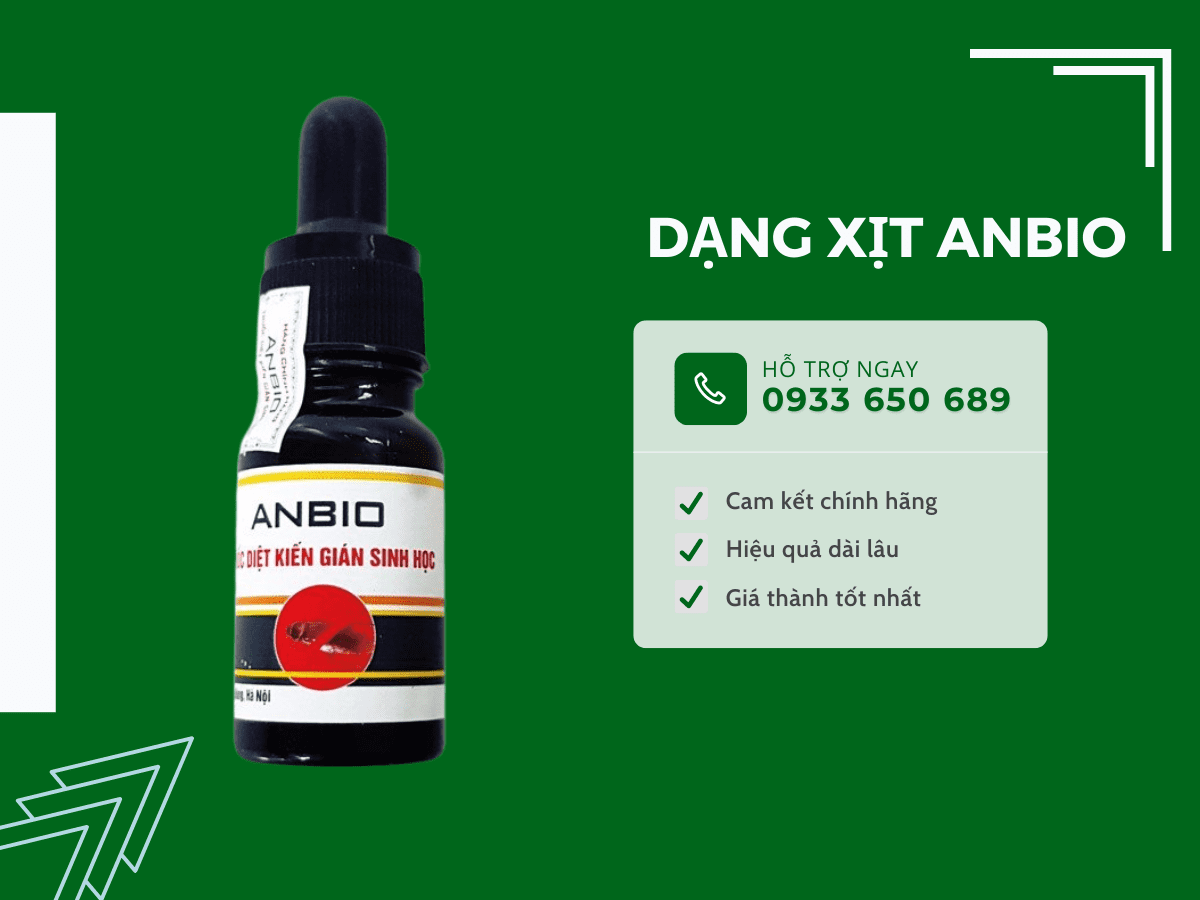 Thuốc diệt kiến dạng xịt Anbio