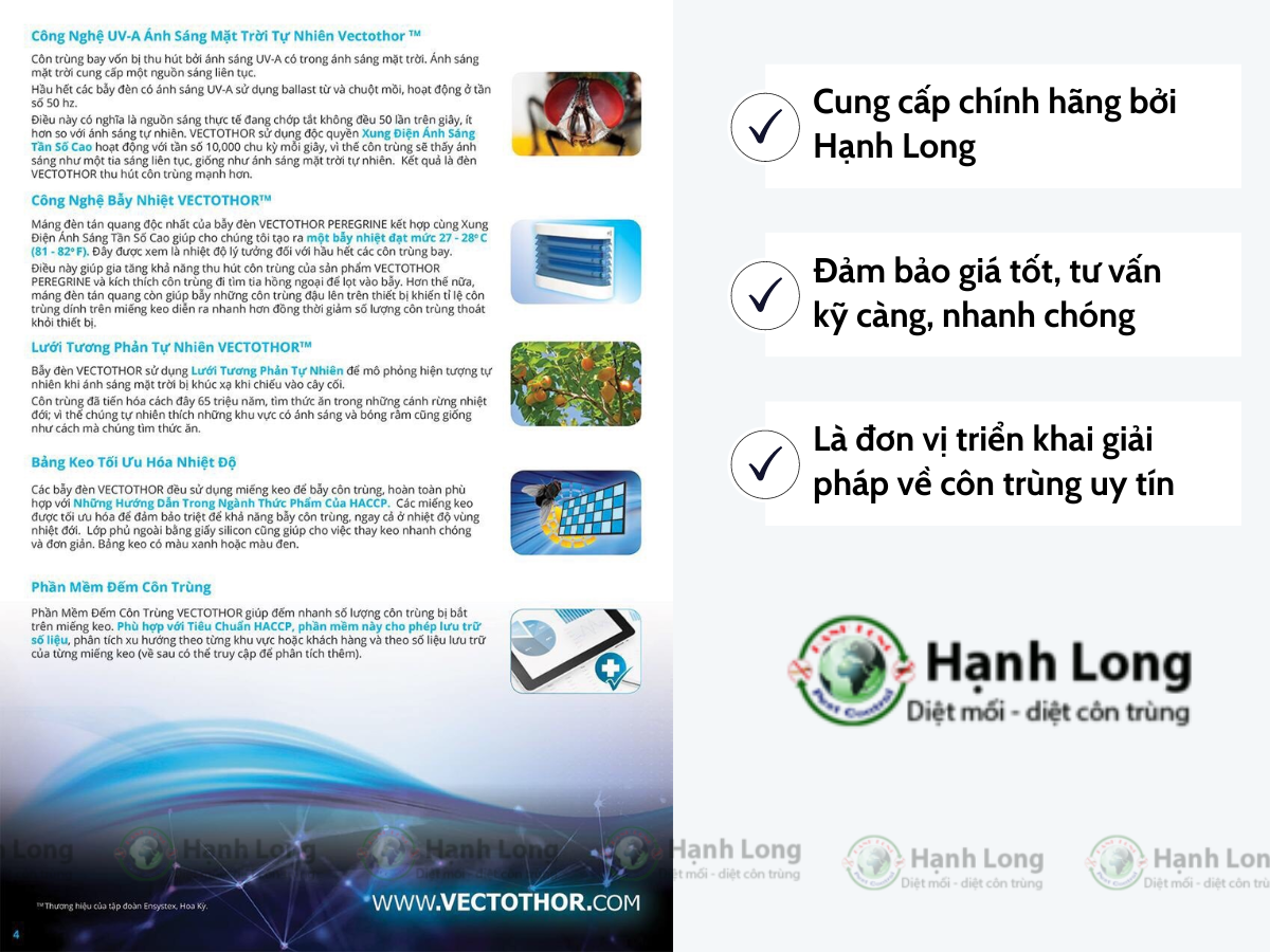 Đèn bẫy diệt côn trùng VECTOTHOR