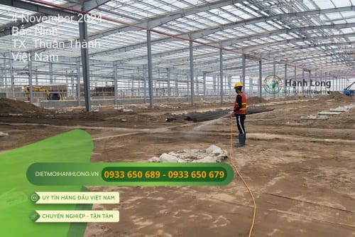 Chống mối cho dự án khu công nghiệp Bắc Ninh