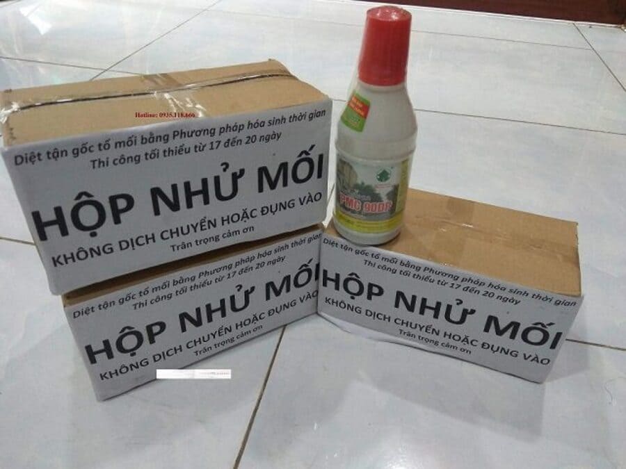 Triển khai hộp như mối tại khu vực cần xử lý