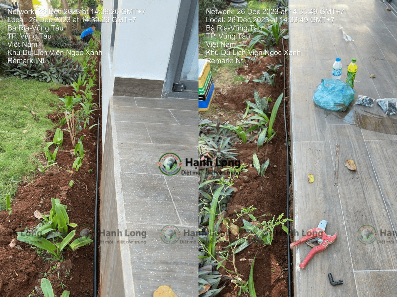 Lắp đặt hệ thống bảo trì chống mối Termite Pro tại Villas Vũng Tàu