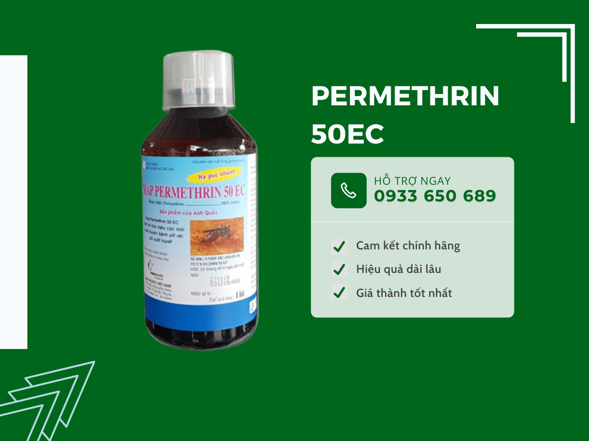 Thuốc diệt muỗi Permethrin 50Ec