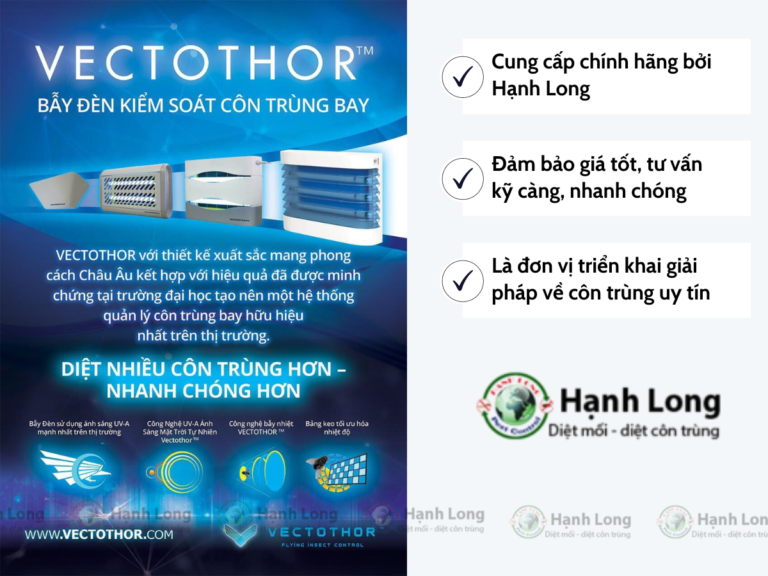 Đèn bẫy diệt côn trùng Vectorthor – Kiểm soát côn trùng bay