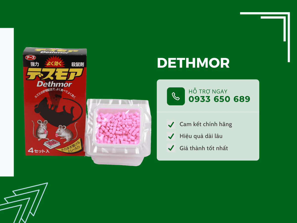 Thuốc diệt chuột Nhật Bản Dethmor