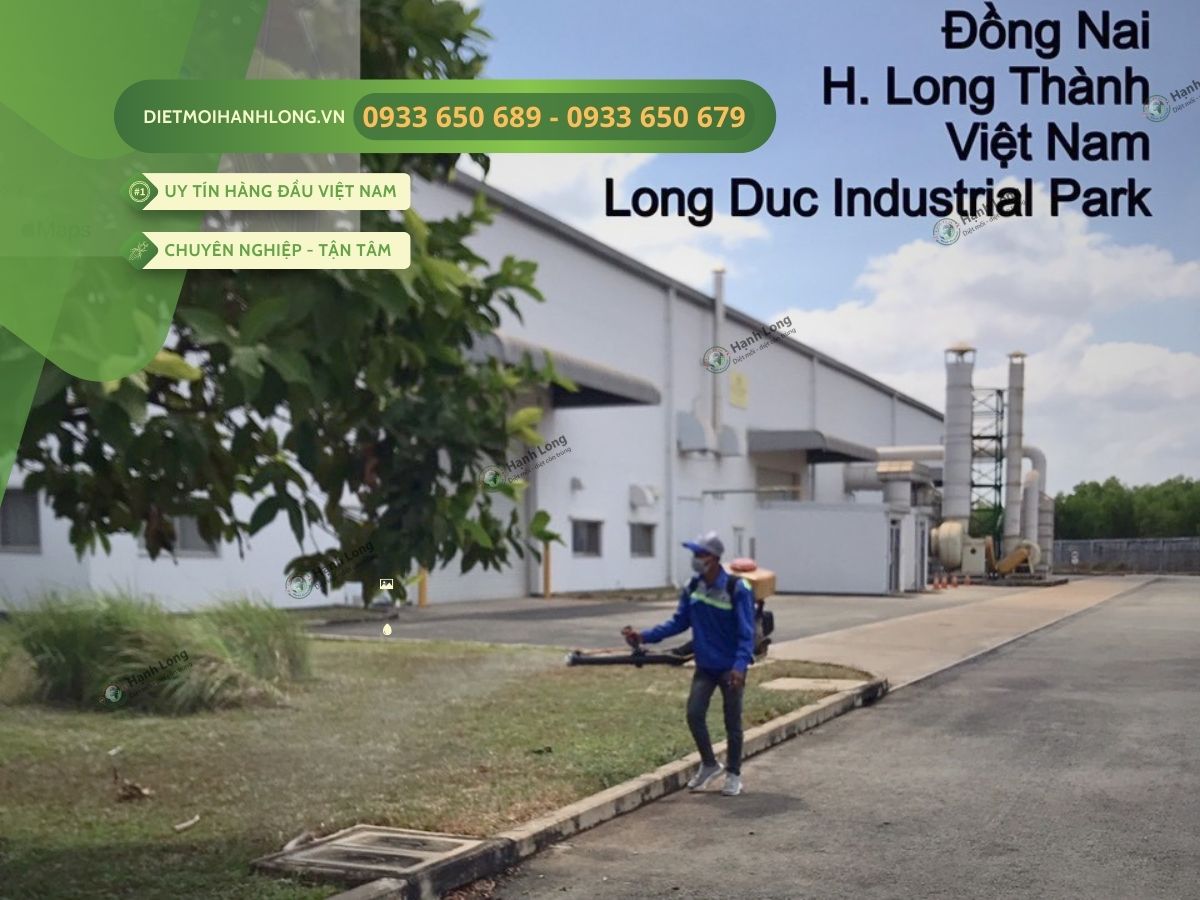 kiểm soát côn trùng tại KCN Long Đức, Long Thành