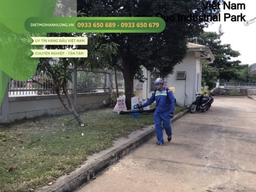 Triển khai kiểm soát côn trùng tại KCN Long Đức, Long Thành